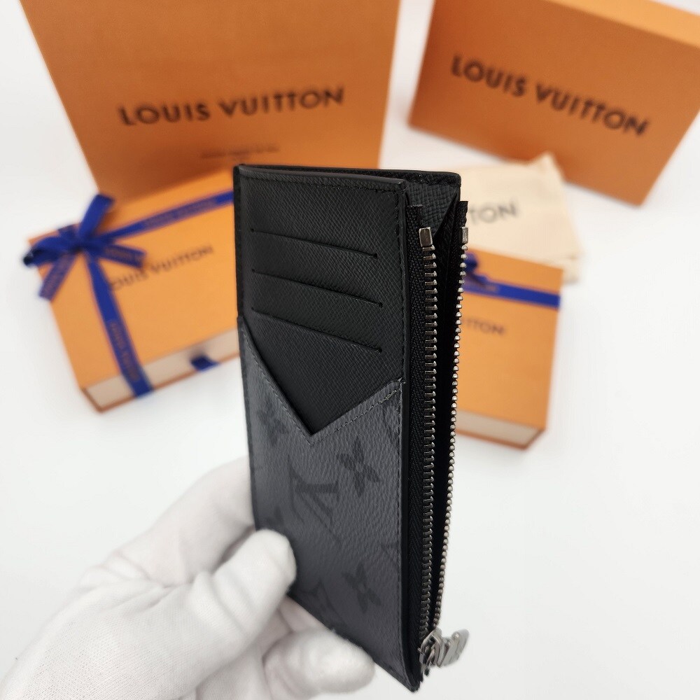 명품] 루이비통 타이가 이클립스 코인 카드홀더 지퍼 카드지갑 M30271