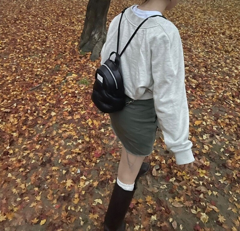 블랙 글램 슬램 은장 체인 미니 백팩 리뷰 사진 1