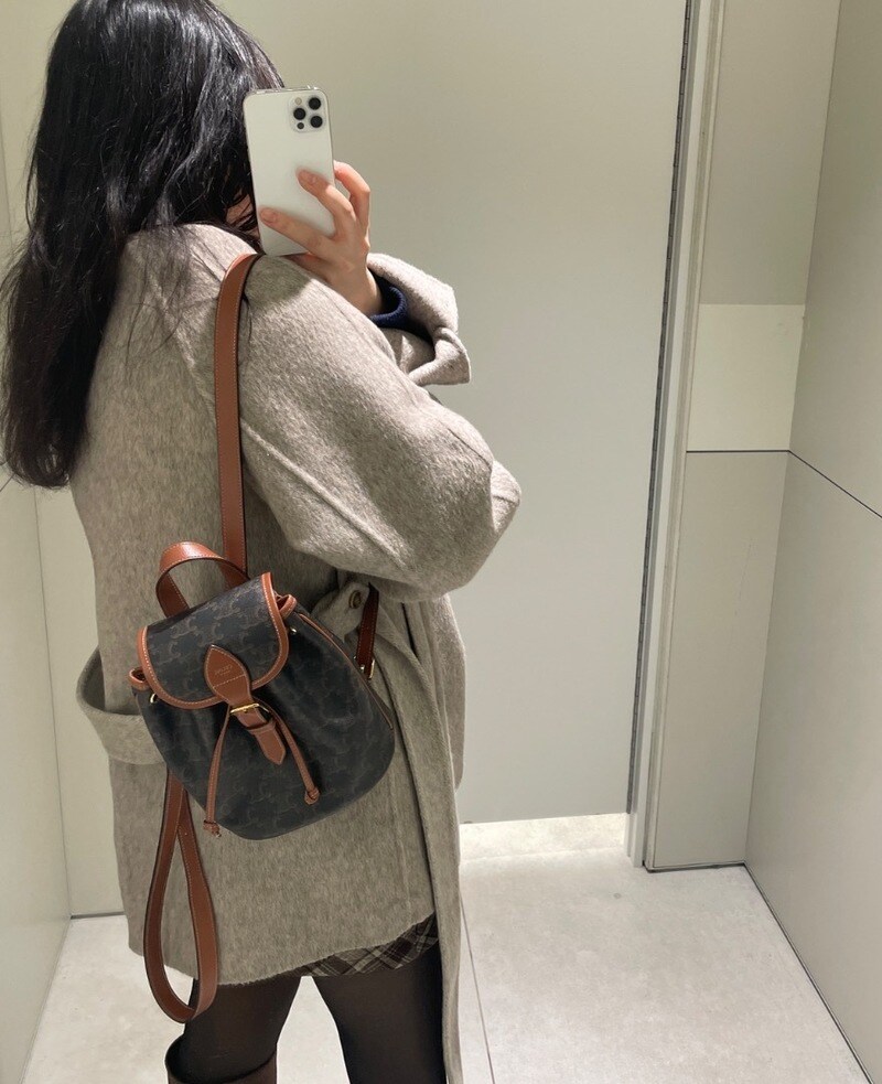 카멜 트리오페 캔버스 폴코 미니 백팩 리뷰 사진 1