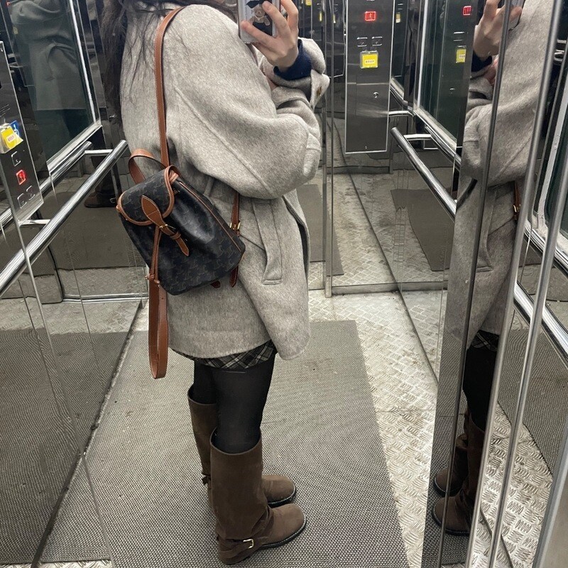 카멜 트리오페 캔버스 폴코 미니 백팩 리뷰 사진 3