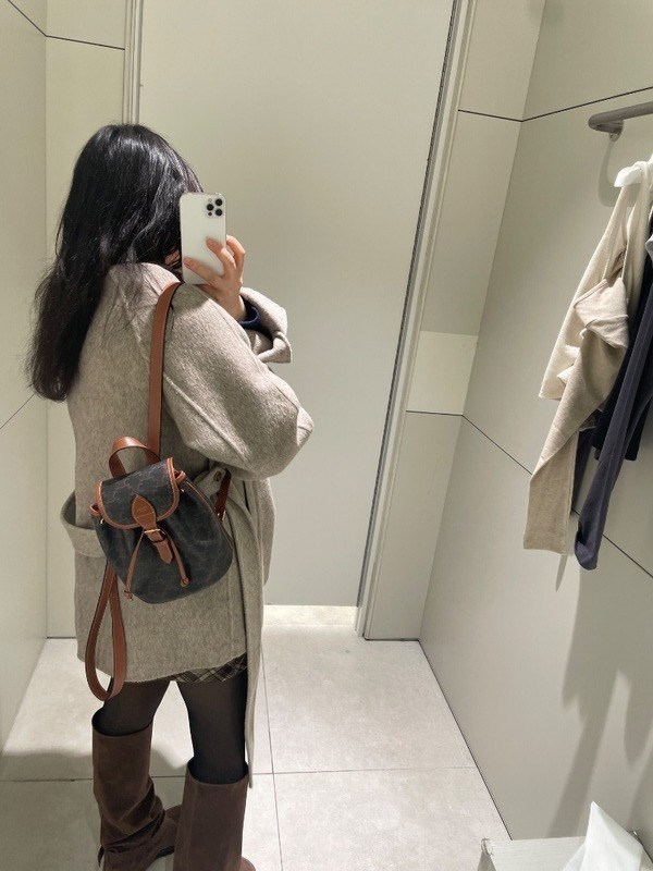 카멜 트리오페 캔버스 폴코 미니 백팩 리뷰 사진 5