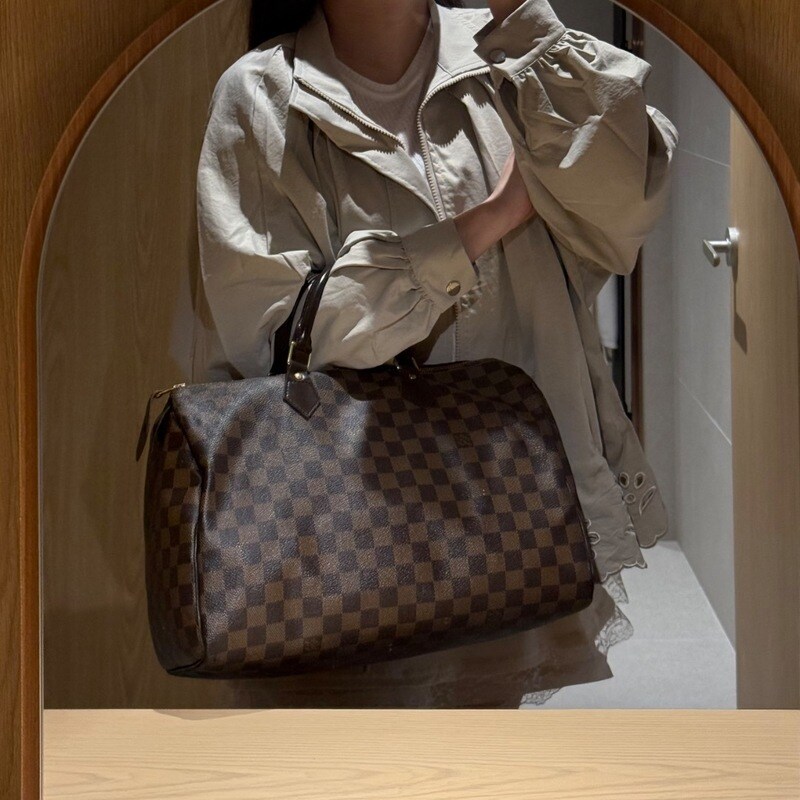 브라운 다미에 스피디 35 토트백 리뷰 사진 1
