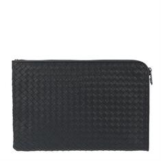 Bottega Veneta Nero (Designer Colour) Calfskin Leather uni Clutch bag 406021V46511000