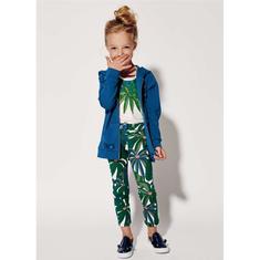 16SS 원가이하 여아용(2-8Y) 프린팅 슬림크롭팬츠 썸네일 3