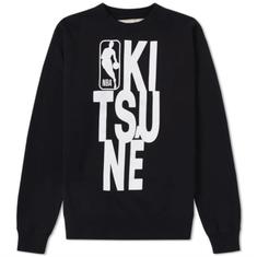 18SS 세일 매종키츠네 NBA콜라보 로고 맨투맨 썸네일 1