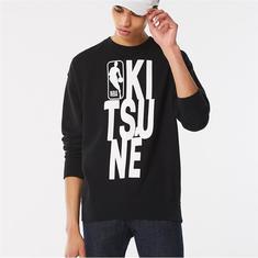 18SS 세일 매종키츠네 NBA콜라보 로고 맨투맨 썸네일 3