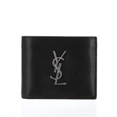 Saint Laurent black leather uni Bifold wallet 4532760SX0E1000