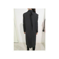 Martin Margiela - [세일] MM6 MAISON MARGIELA 투웨이 블랙 롱코트 썸네일 2
