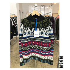 MSGM - [세일] MSGM 멀티 패턴 울 니트 2540MM146 184548 썸네일 1