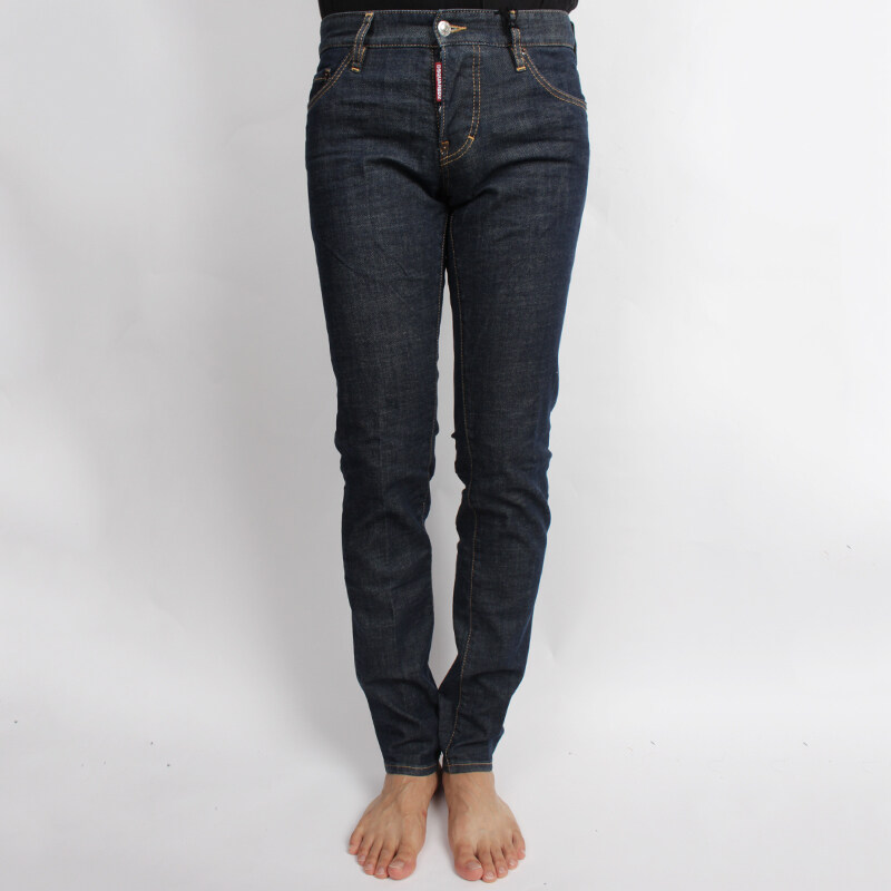 [팹스타일] 19FW 디스퀘어드 레더패치 생지진 슬림핏 74LB0561 30665 470 - 리본즈 코리아(REEBONZ KOREA)