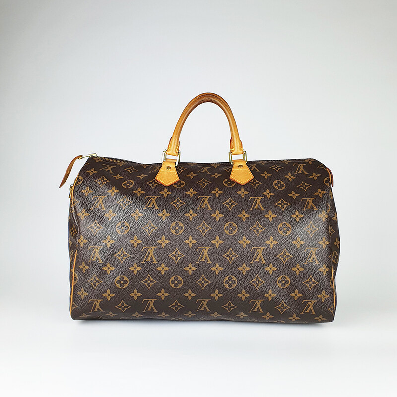 루이비통 스피디40 모노그램 PVC+가죽 여성 크로스백 9250011 - Louis Vuitton