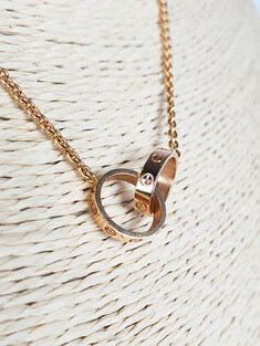 까르띠에 러브링 로즈골드 여성 목걸이 1251021305 썸네일 3