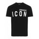 [해외배송] DSQUARED2 남성 Icon 티셔츠 S79GC0003S23009 980 Black /30