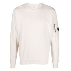 CP컴퍼니 21FW 렌즈 와펜 크루넥 맨투맨 화이트 11CMSS075A 002246G 103