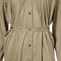 [SS22] 베이지 V넥 셔츠 원피스 W 221 DR451 LF724 607 썸네일 3