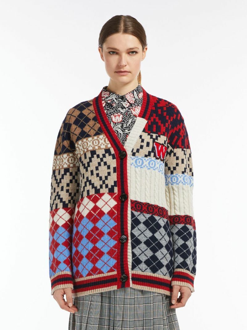 22FW 막스마라 FIORIRE 피오리레 알파카 울 가디건 003... FIORIRE 피오리레 알파카 울 가디건 003 라이트블루 - 리본즈(REEBONZ)