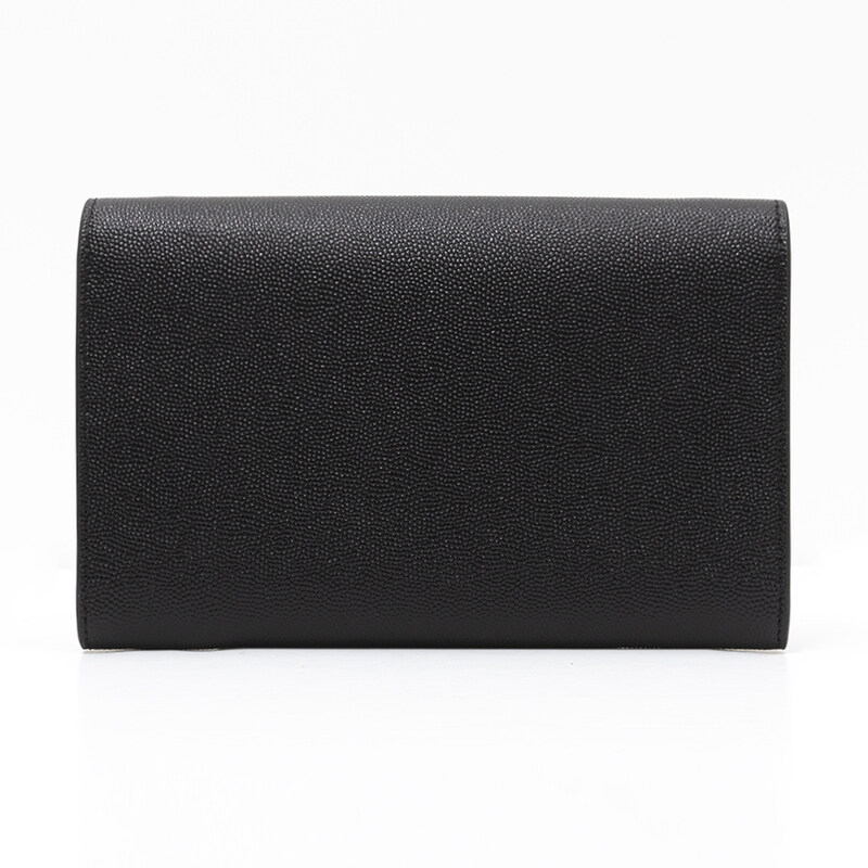 22FW 생로랑 YSL 로고 그랑 드 뿌드르 업타운 블랙 체인 지갑 607788 1GF0U 1000 - 리본즈(REEBONZ)  22FW 생로랑 YSL 로고 그랑 드... 