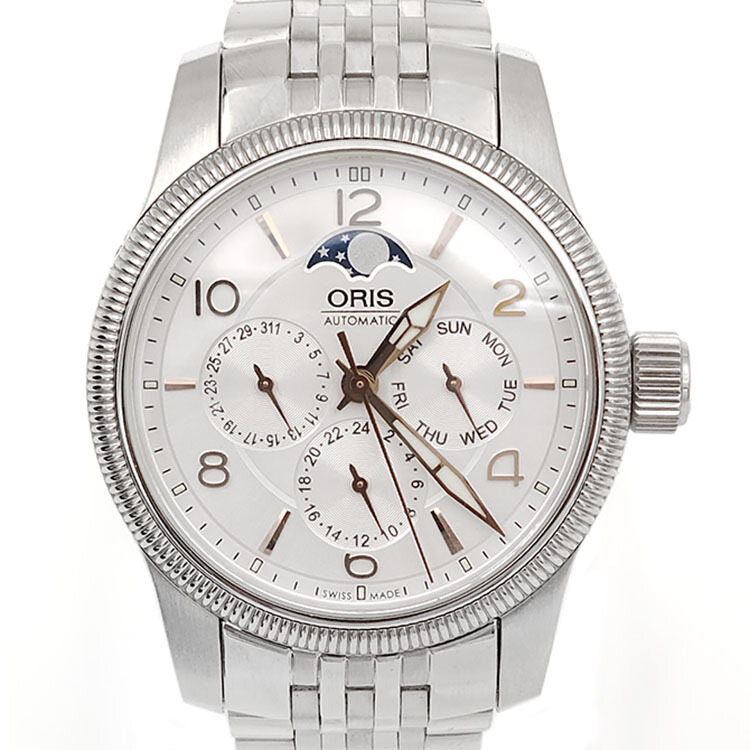 오리스 아뜰리에 문페이즈 스틸 시계 - Oris