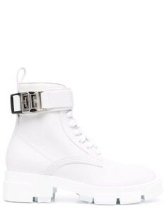 [폰테스텔라] 2022 [23M] 지방시 BE603PE1AJ 앵클 부츠 슈즈 여성 화이트 White lace-up ankle BE603PE1AJ100