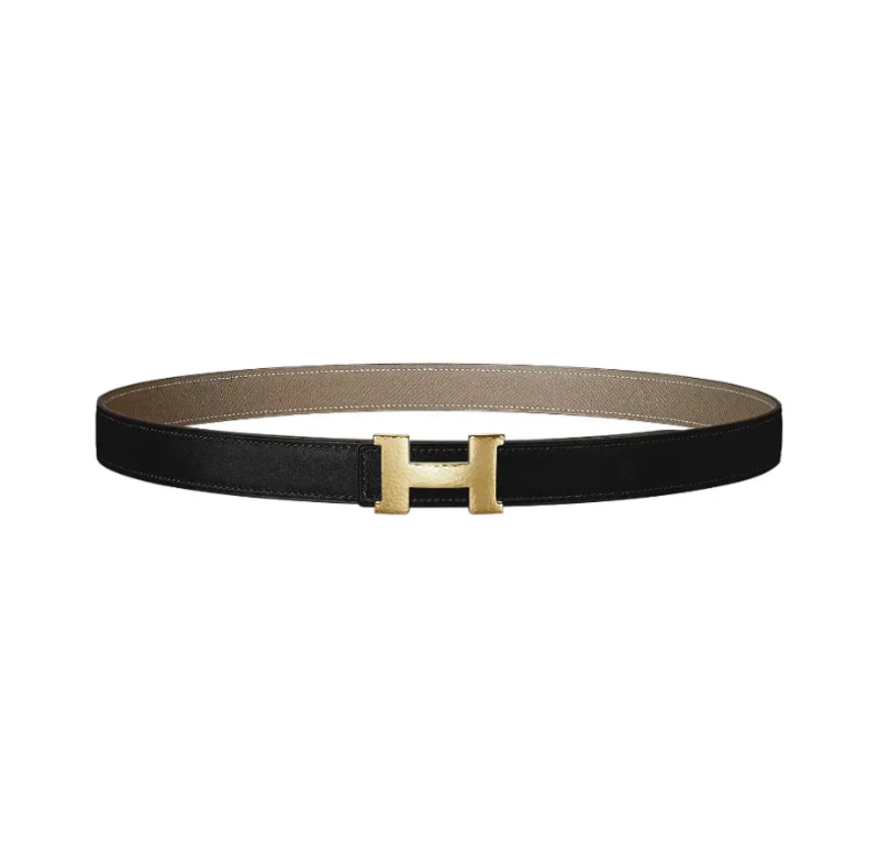 에르메스 벨트 Mini Constance Martelee벨트 버클 리버서블 양면 가죽 스트랩 24mm H052150CABU - 리본즈(REEBONZ)