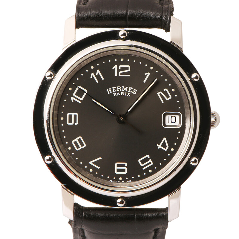 에르메스 CL6.710 클리퍼 가죽밴드 시계 29709 - Hermes