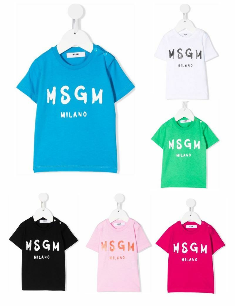 MSGM 베이비 로고 프린트 티셔츠 MS029040 - 리본즈(REEBONZ)