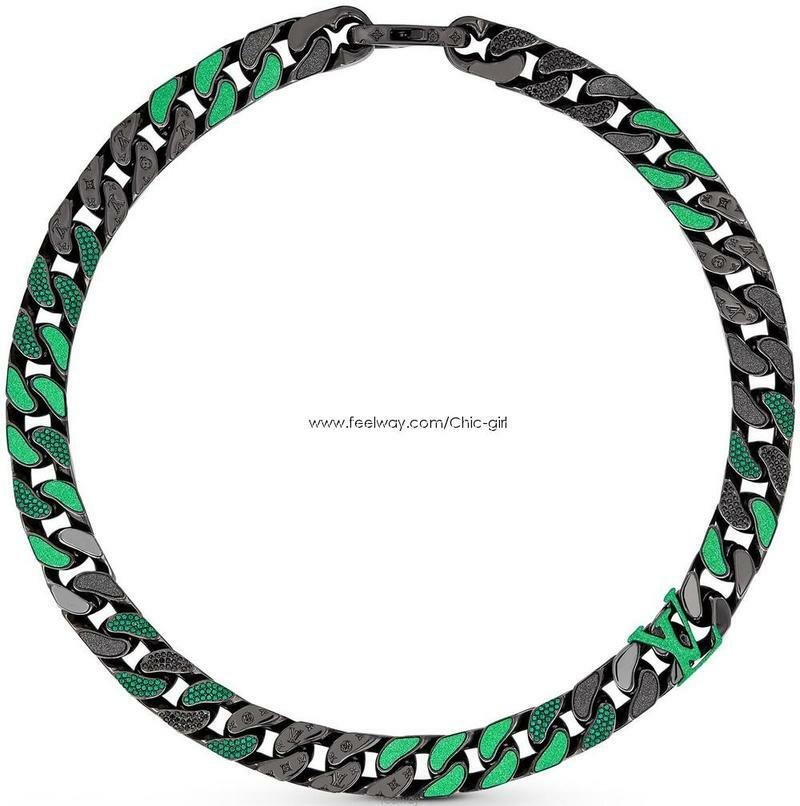 LOUIS VUITTON M00358 Monogram Body Chain- Monkey hat bock/accessories  Necklace