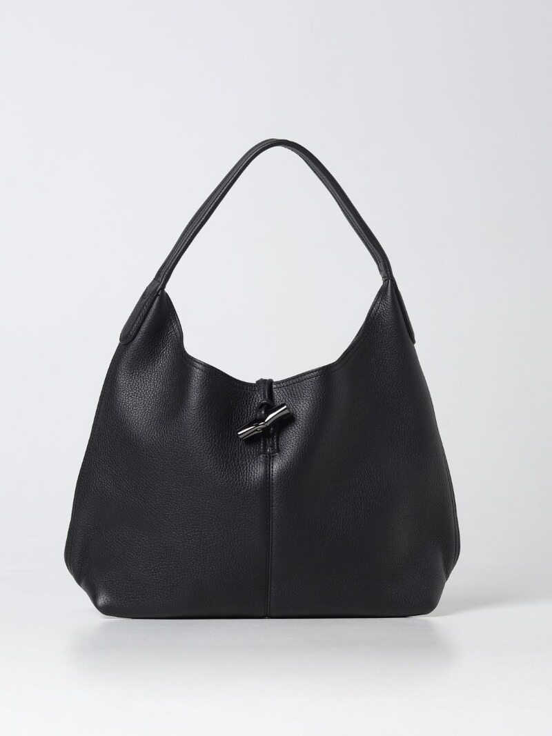Roseau M Hobo bag Black - Leather (10153HCN001)