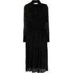 토리버치 Black velvet  Devore  dress 145188001