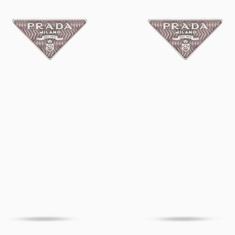 [T56]프라다 1JO9532CMY 여성 슈즈 샌들 플립플롭 슬리퍼 슬라이드 샌들힐 Prada Silver cherry lobe earrings