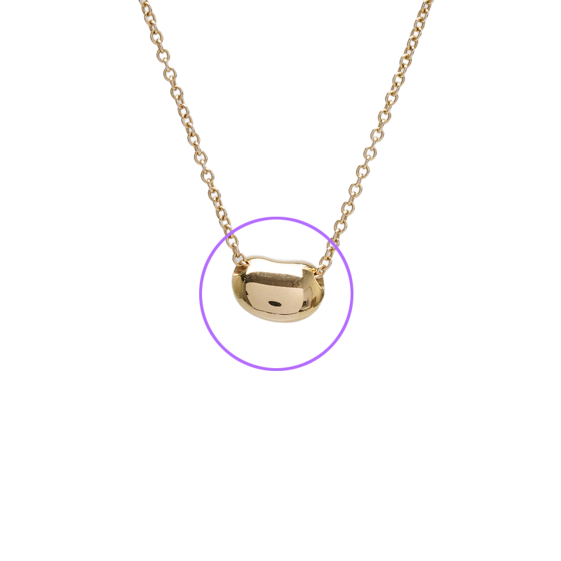 골드 18K 빈 디자인 여성 목걸이 60957304 - 리본즈(REEBONZ)