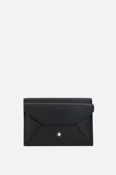 [E32]몽블랑 131255BLACK 남성 지갑 키링 MONTBLANC Meisterstuck Selection Soft smooth leather card case