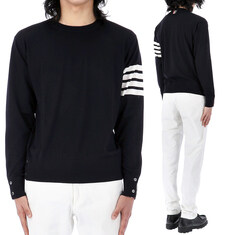 국내배송 23FW 톰브라운 클래식 사선 풀오버 니트 MKA002A Y1014 415