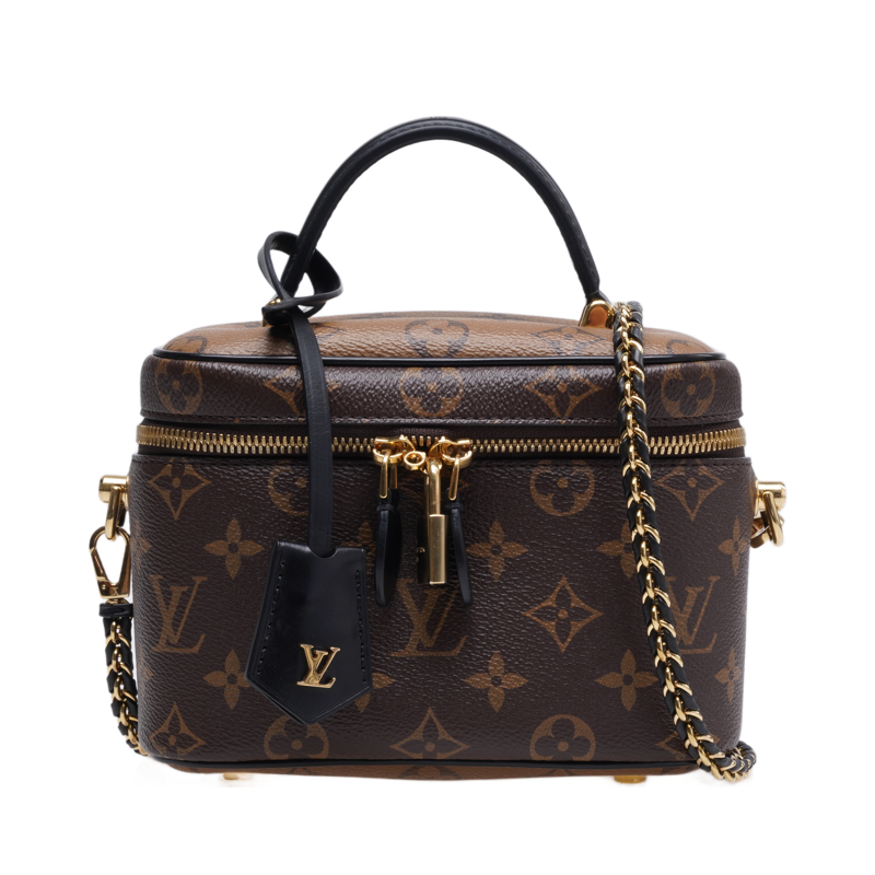 블랙 모노그램 베니티 PM 토트백 - Louis Vuitton