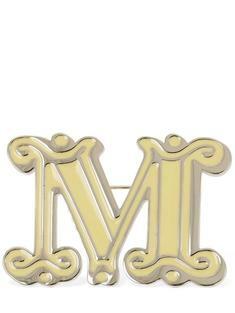 (N01) 막스마라 여성 귀걸이 Monogram enamel brooch