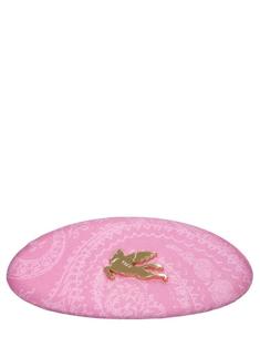 (N01) 에트로 여성 악세사리 Oval silk hair clip