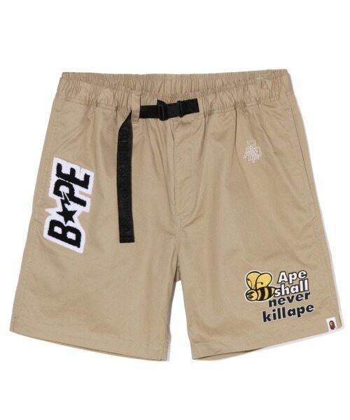 베이프 멀티 모티브 이지 숏츠 베이지 23SS-J 1J30153006 - 리본즈(REEBONZ)