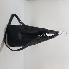 러브캣 블랙 레더 토트 크로스백 썸네일 3