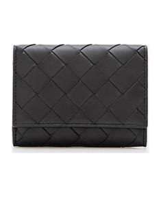 보테가 베네타 Tri fold Zip Leather Wallet 13287592
