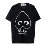 [오늘출고] [꼼데가르송] 빅 하트 로고 티셔츠 P1T114 BLACK