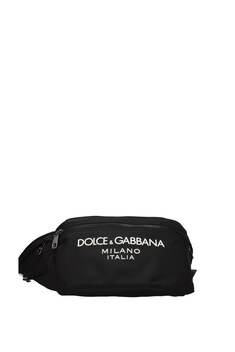 ss23 Dolce&Gabbana Backpack and bumbags Nylon Black White Belt Bag 297489