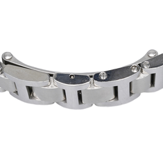 실버 화이트 발롱 블루 미듐 오토매틱 스틸 시계 (33mm) 썸네일 5