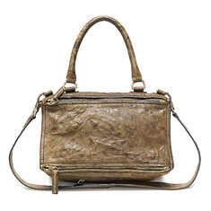 중고 Givenchy(지방시) 13G5250004 브라운 램스킨 금장 판도라 링클 미듐 2WAY