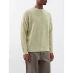 23 FW 오라리 남성 Crew neck wool blend sweater 1547546 Green
