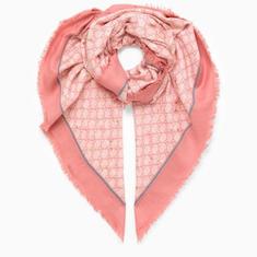 구찌 FW23/24 Pink scarf with fringes 6625773GA40/N_GUC-5969