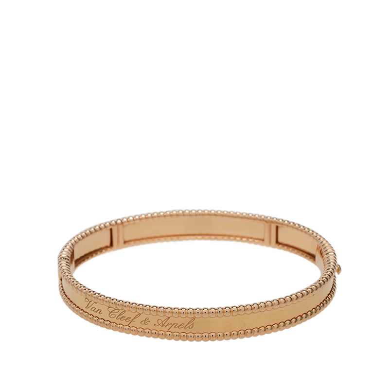 로즈 골드 18K 빼를리 시그니처 팔찌 - Van Cleef & Arpels