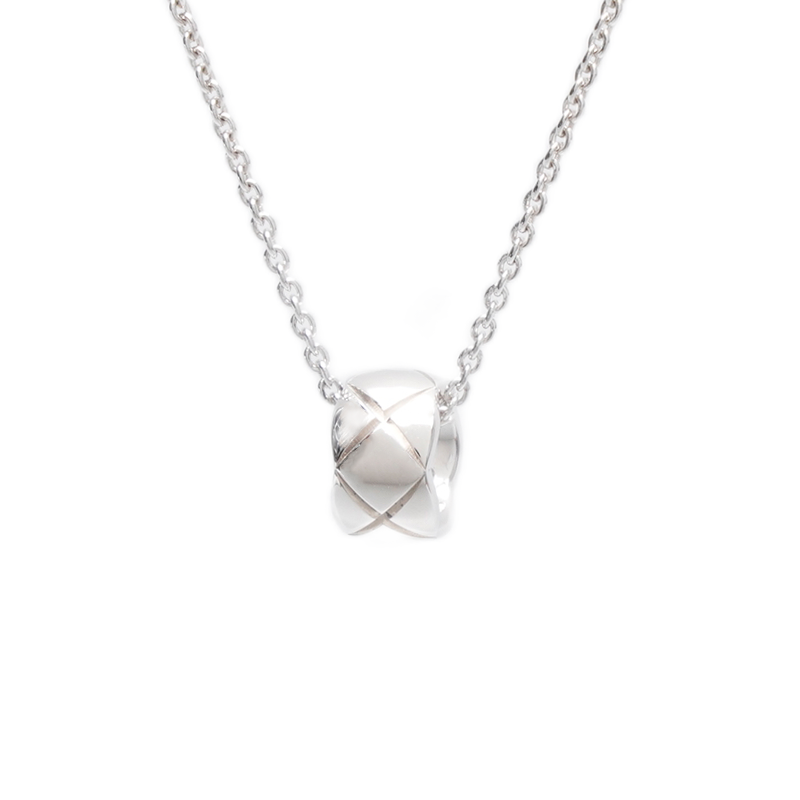화이트 골드 18K 코코 크러쉬 스몰 목걸이 - Chanel
