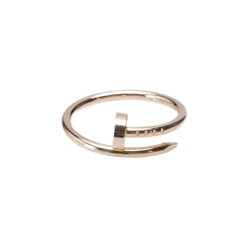 (13호) 로즈 골드 18K 저스트 앵 끌루 스몰 반지 - Cartier