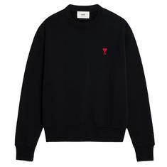[밀라코/발송] 23F/W 아미 하트 로고 맨투맨 블랙 BFUSW001