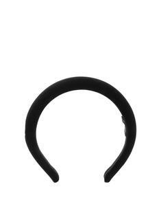 미우미우 Velvet headband Black   5IH025068F0002